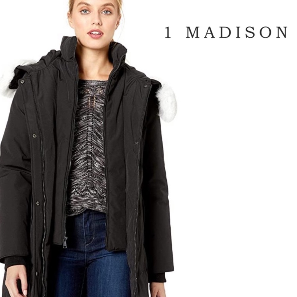 1 MADISON - Genuine Fox Fur Expedtion Parka Size S